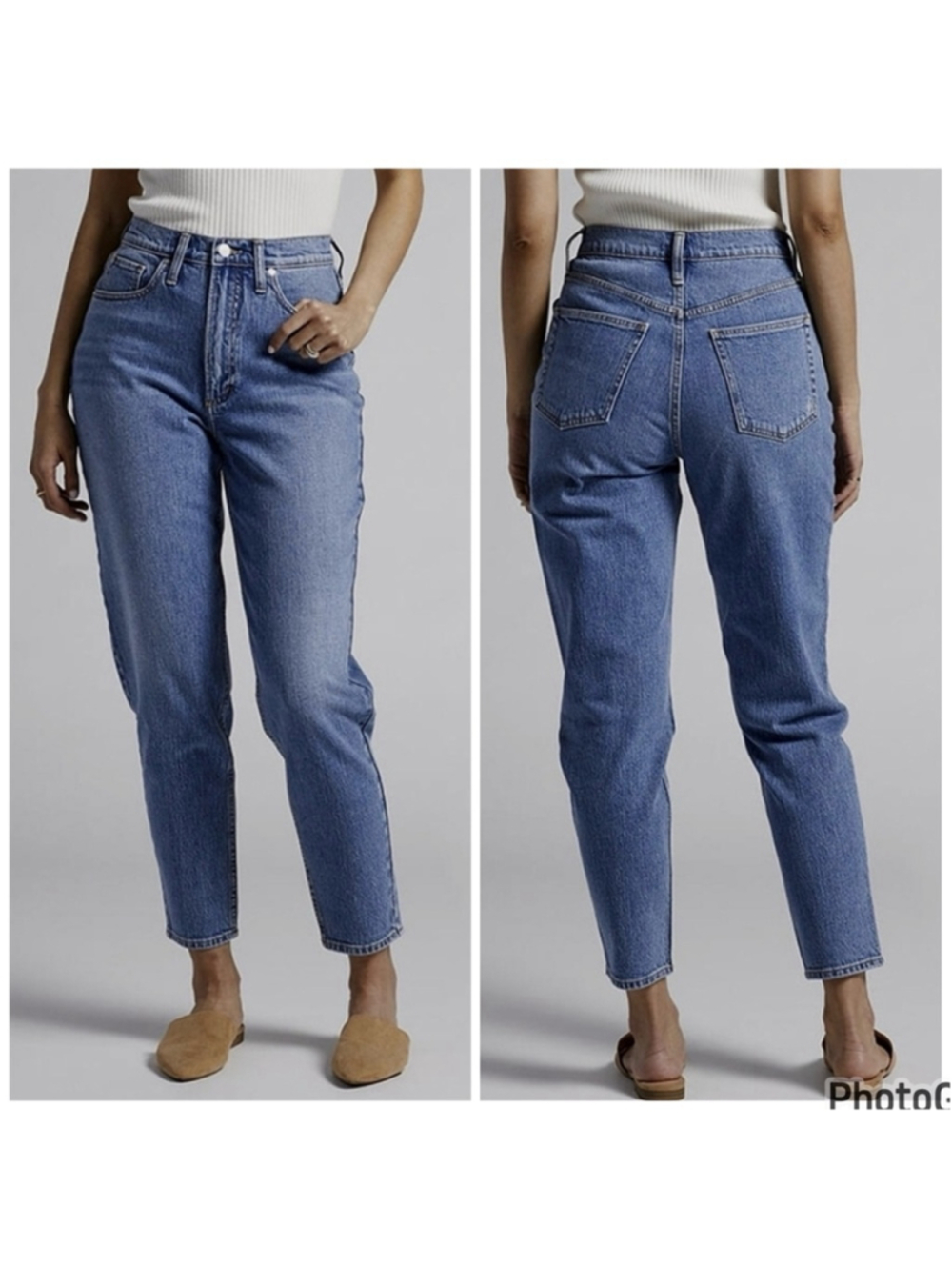 Silver Jeans Classic Mom Jean Size 24 Western Glove Works High Waist Tapered
